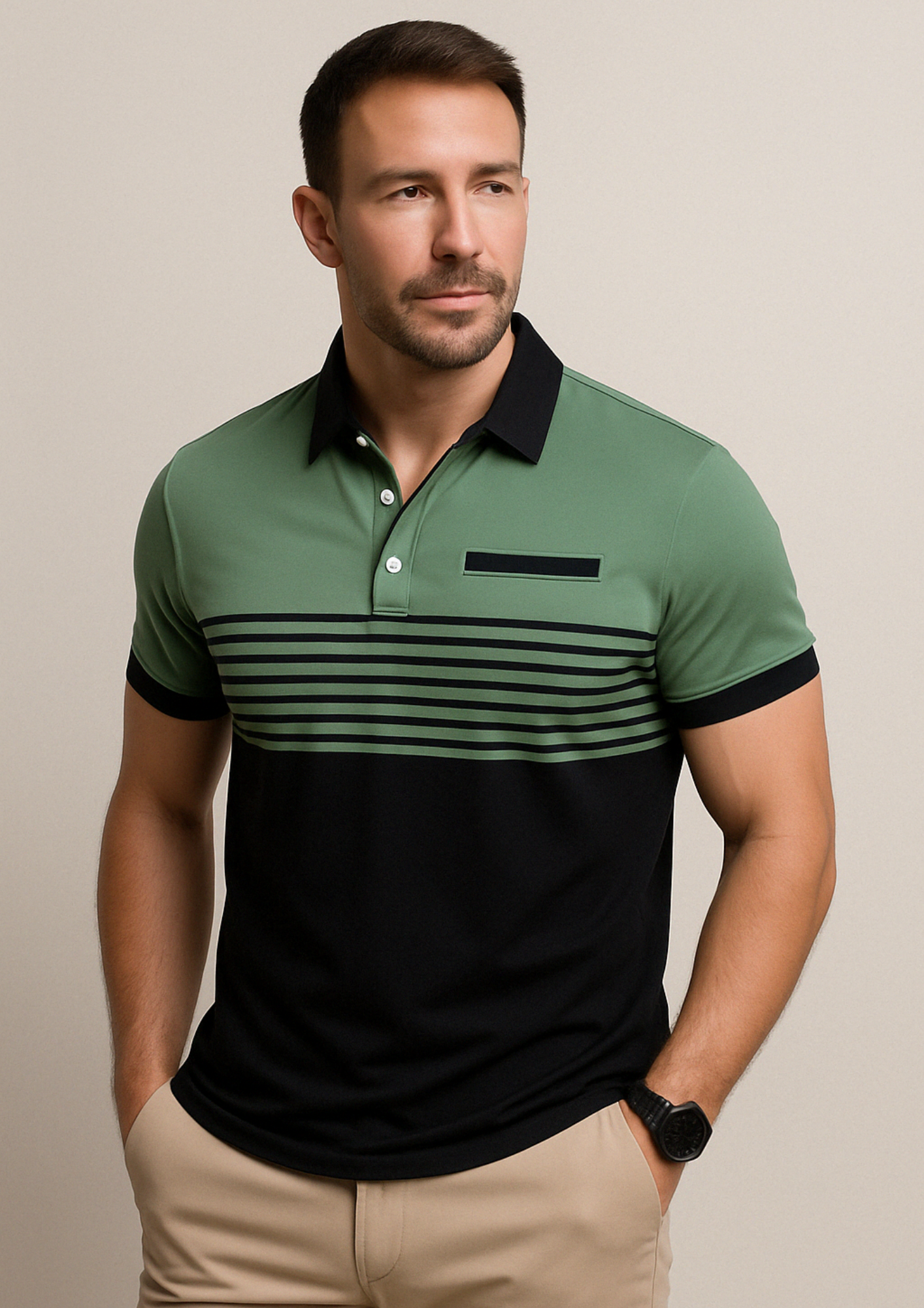 Sportlicher Herren Polo