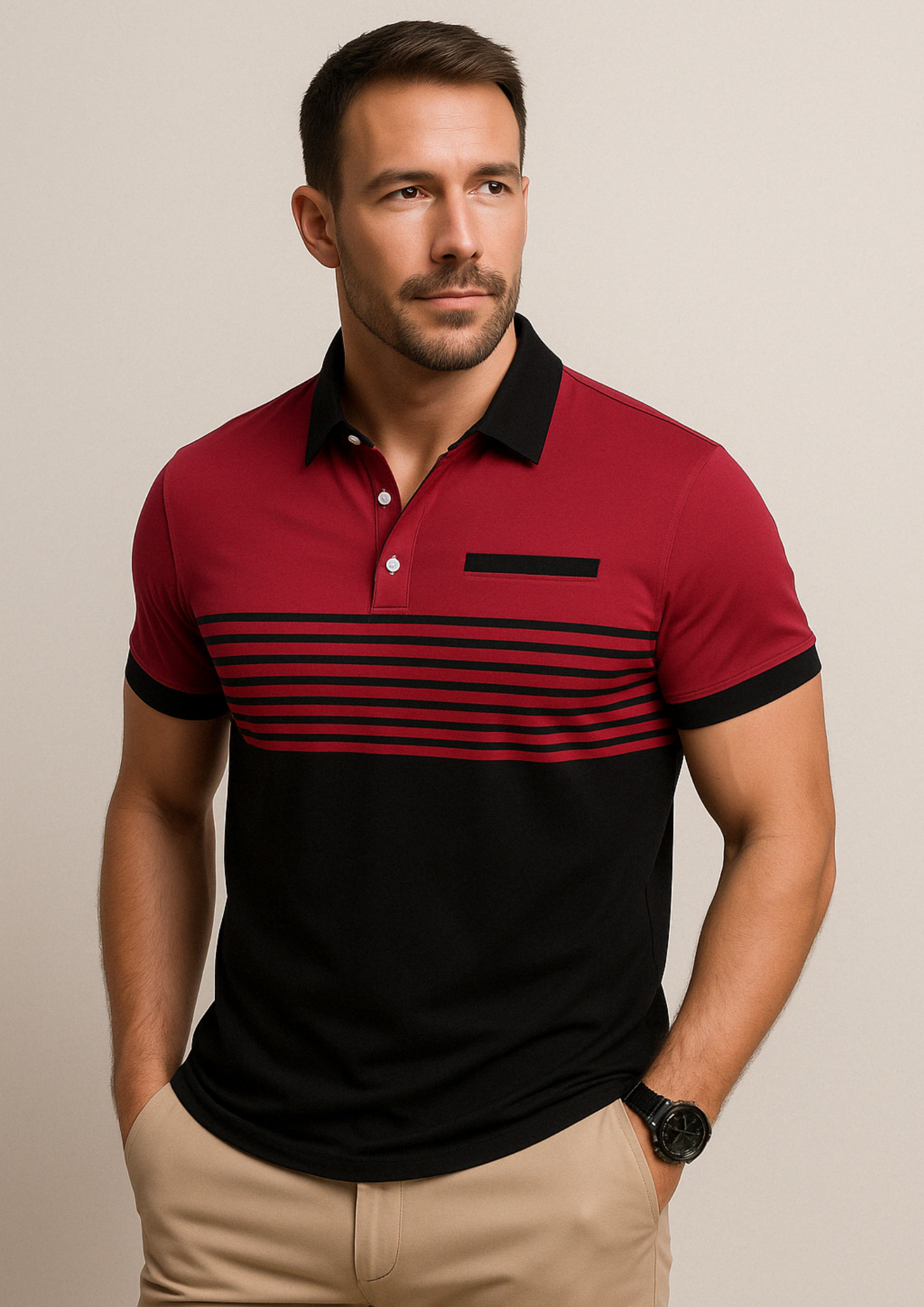 Sportlicher Herren Polo