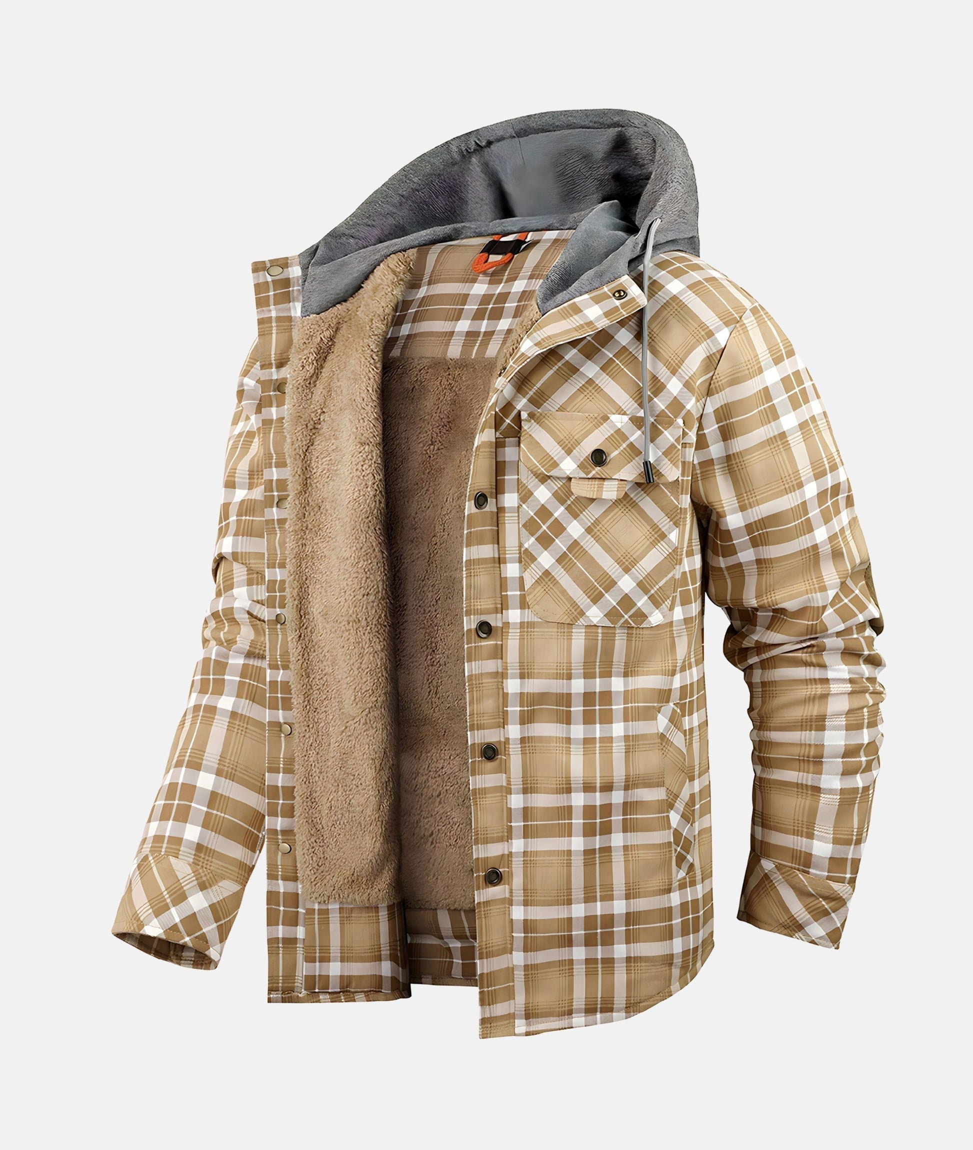 Frederik Flanelljacke mit Fleecefutter