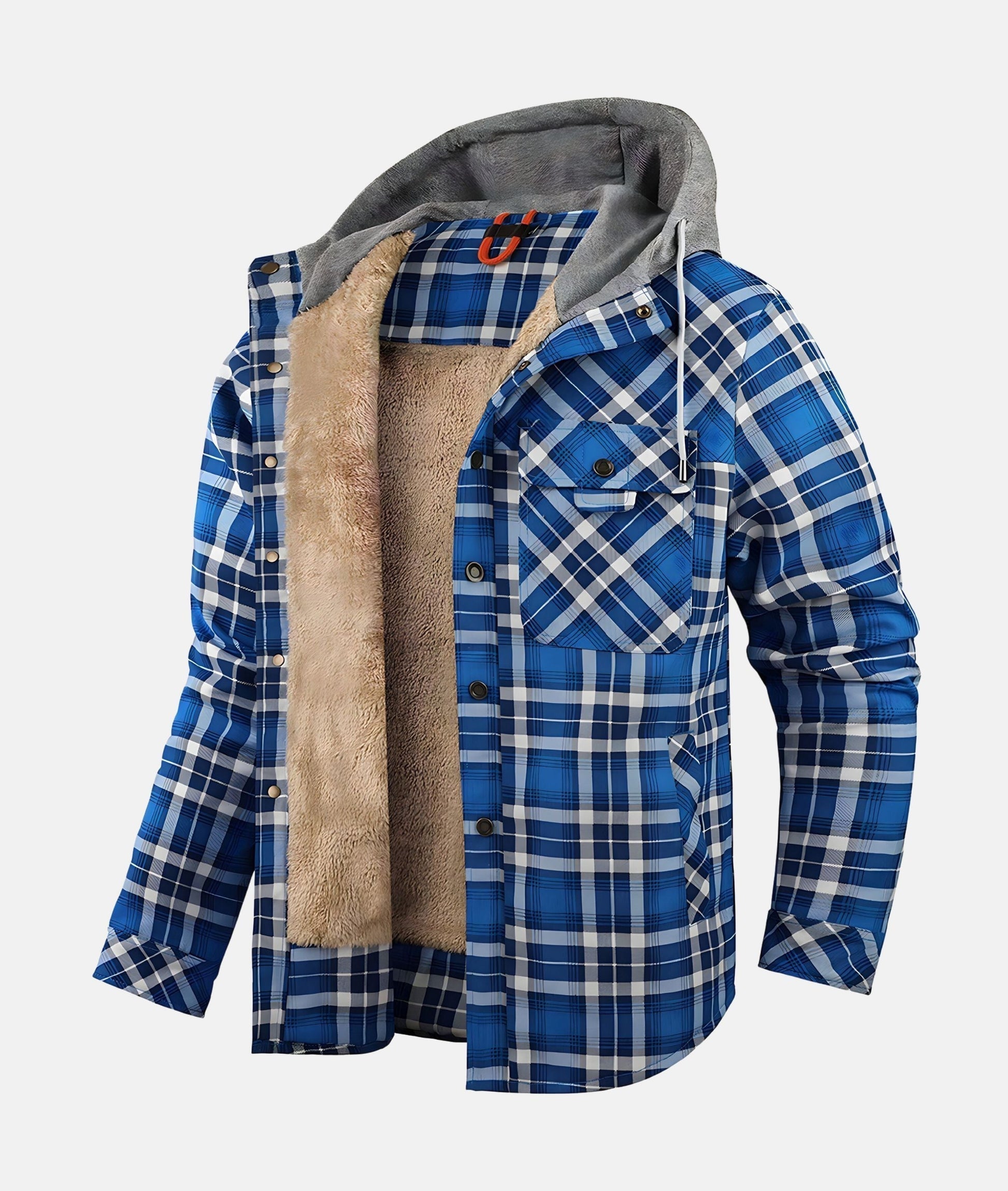 Frederik Flanelljacke mit Fleecefutter
