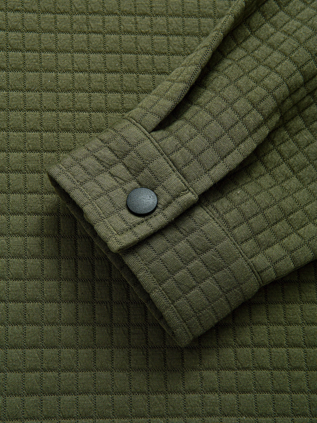 Gestepptes Waffle-Jacquard Hemd