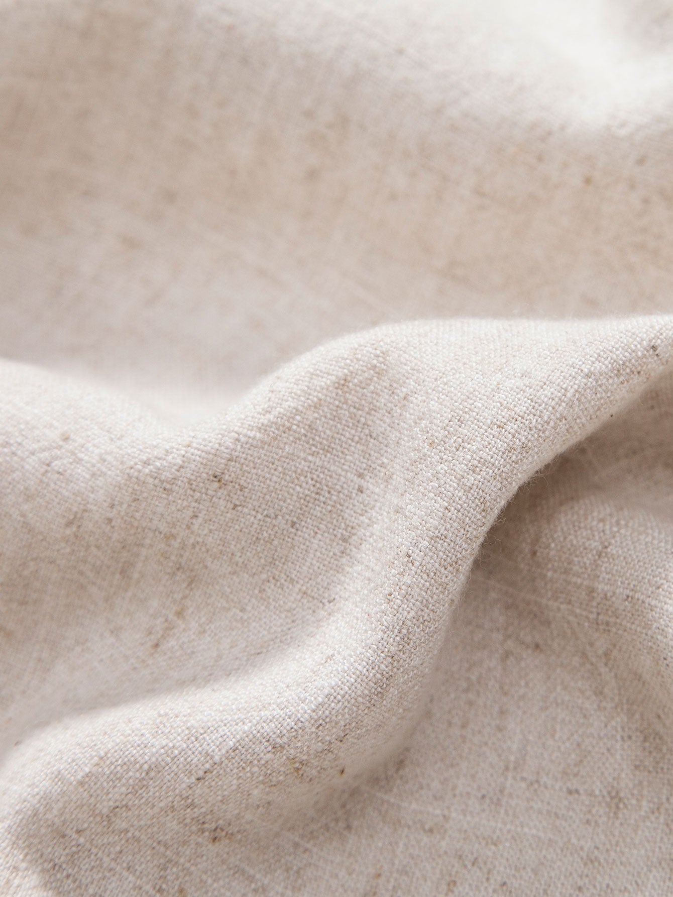 Leinen-Rayon Mix Knopfhemd mit Geradem Bein Leinenhose