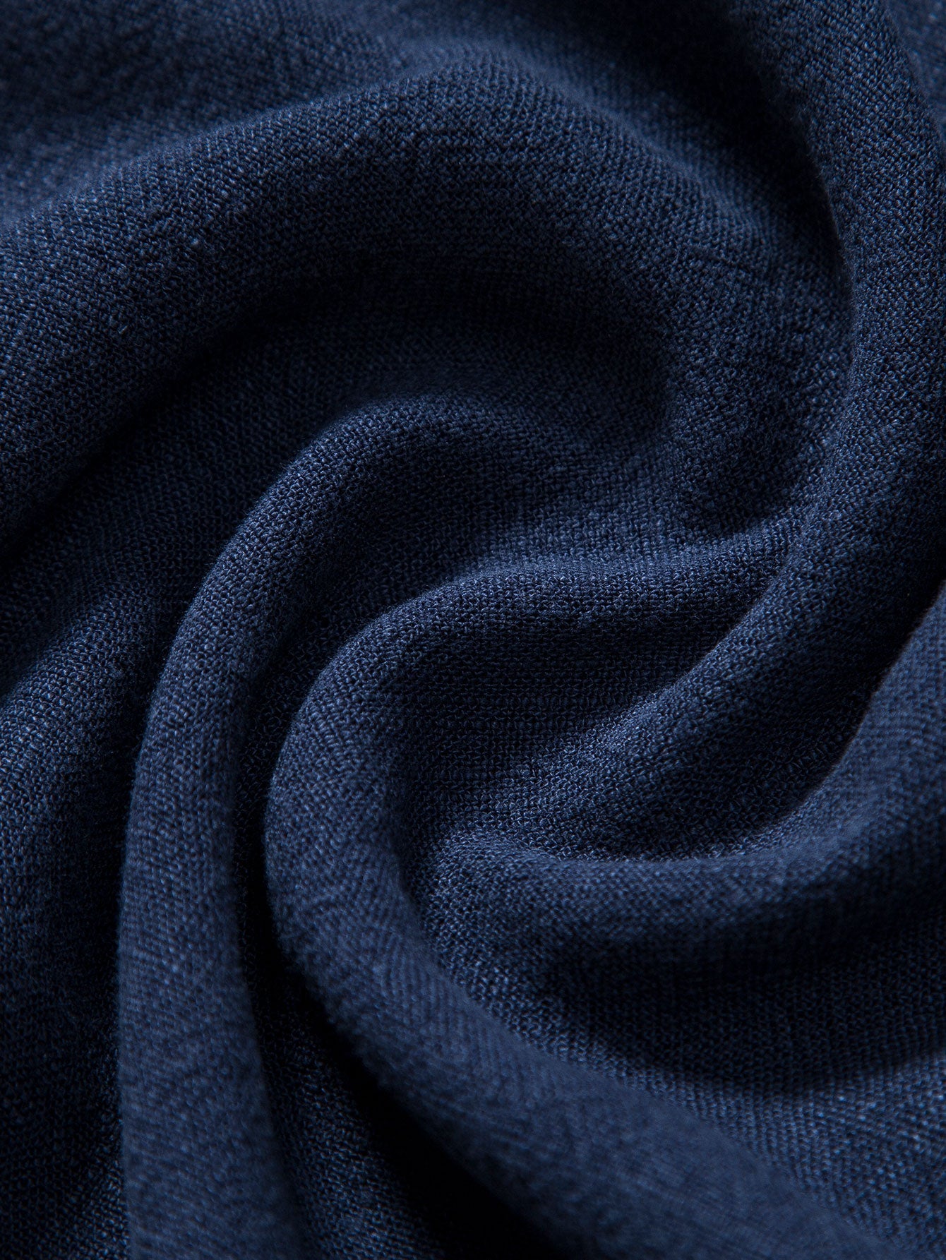 Leinen-Rayon Mix Knopfhemd mit Geradem Bein Leinenhose
