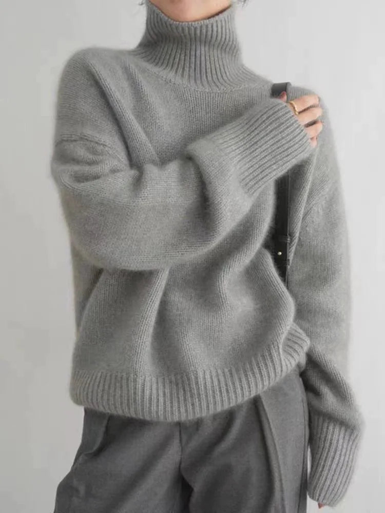 Dazy™ – Bequemer, gestrickter, weicher Rollkragenpullover