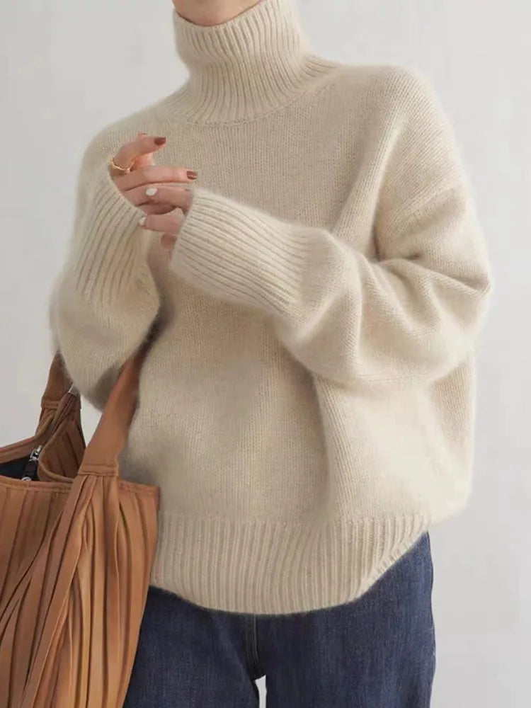 Dazy™ – Bequemer, gestrickter, weicher Rollkragenpullover