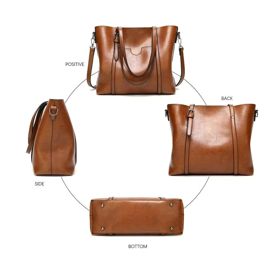 AGNES | Ledertrichtertasche