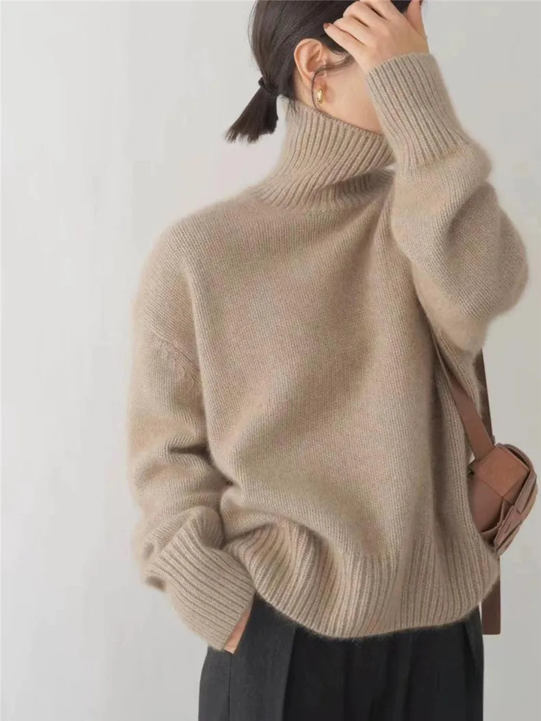 Dazy™ – Bequemer, gestrickter, weicher Rollkragenpullover