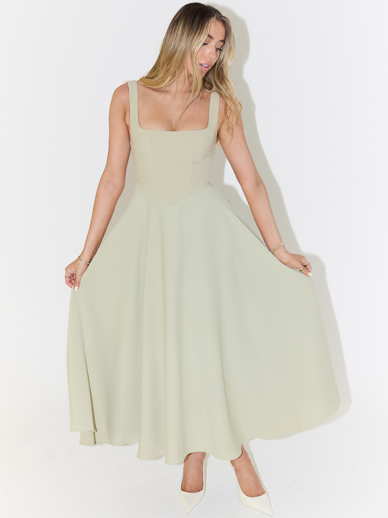 Valeria – Graziöse Midi Kleid