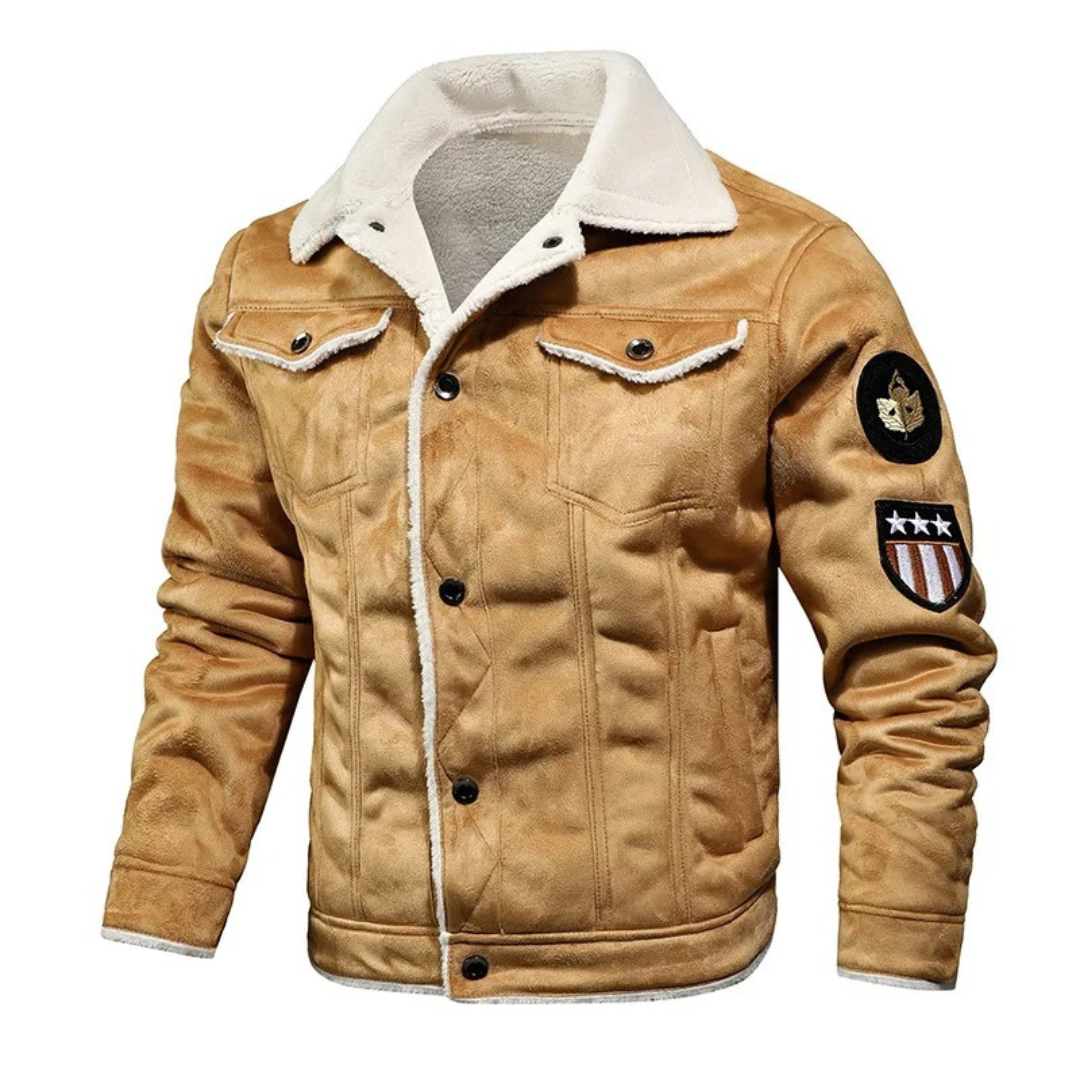 Jonathan™ | Warme Lederjacke