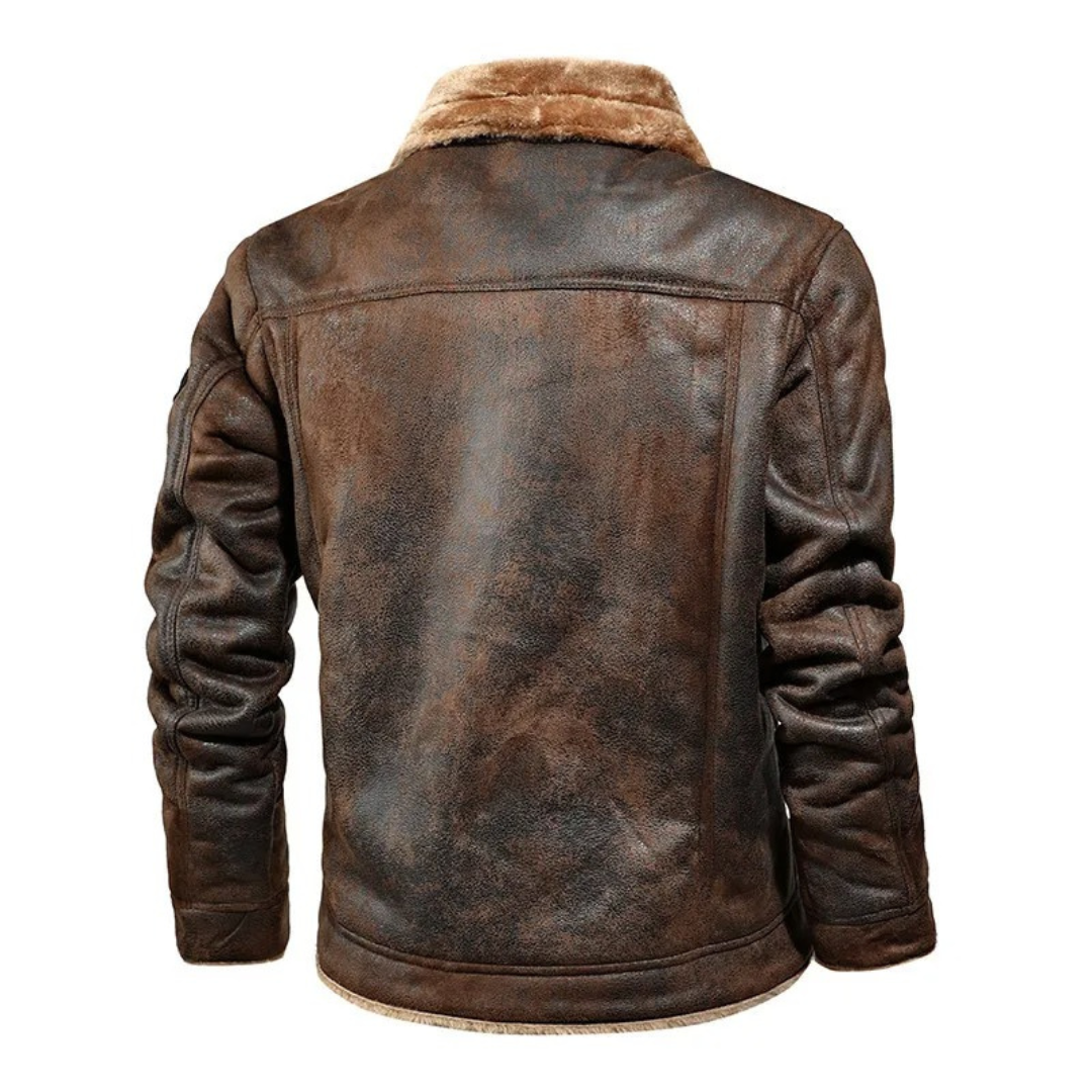 Jonathan™ | Warme Lederjacke