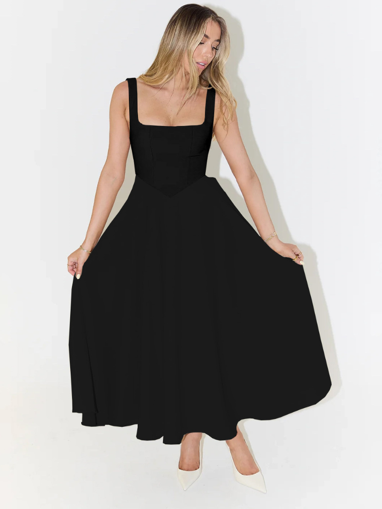 Valeria – Graziöse Midi Kleid