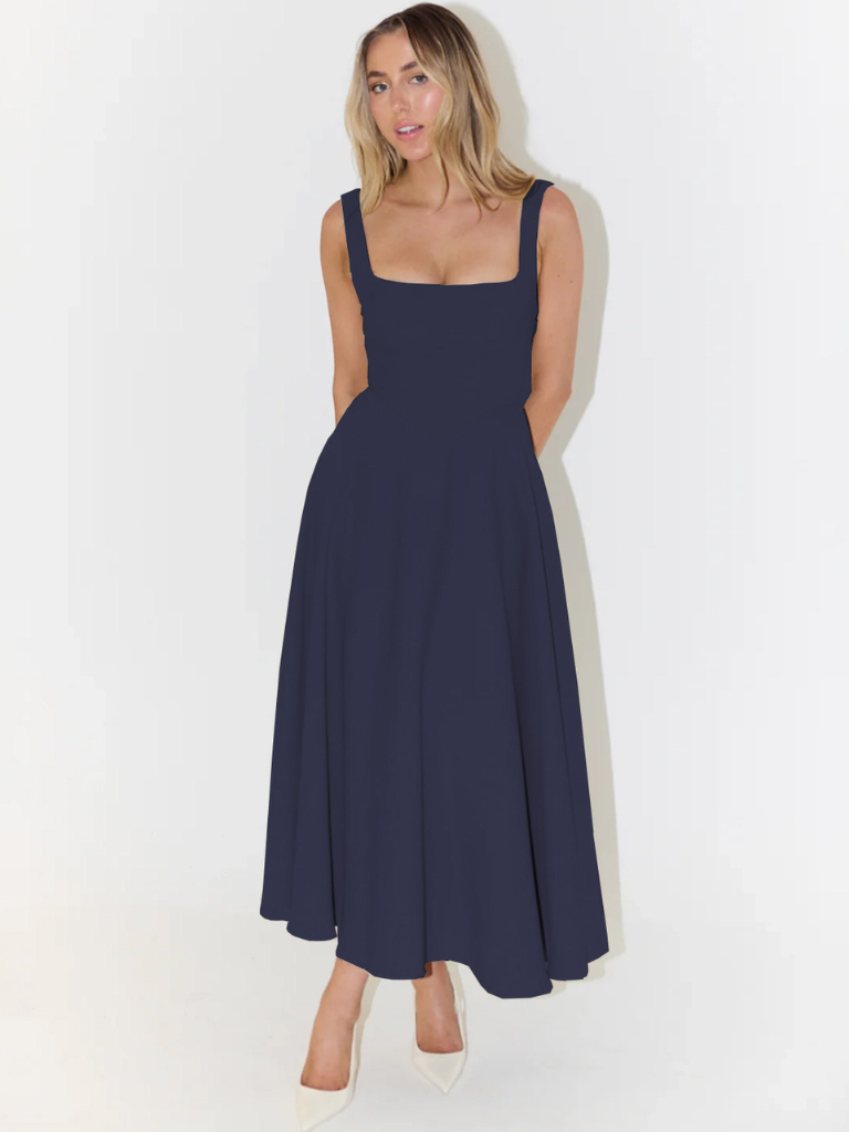 Valeria – Graziöse Midi Kleid