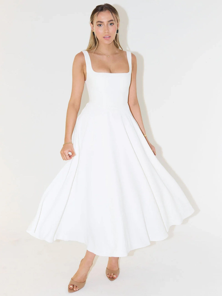 Valeria – Graziöse Midi Kleid