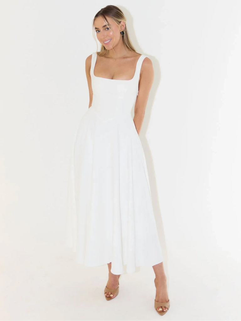 Valeria – Graziöse Midi Kleid
