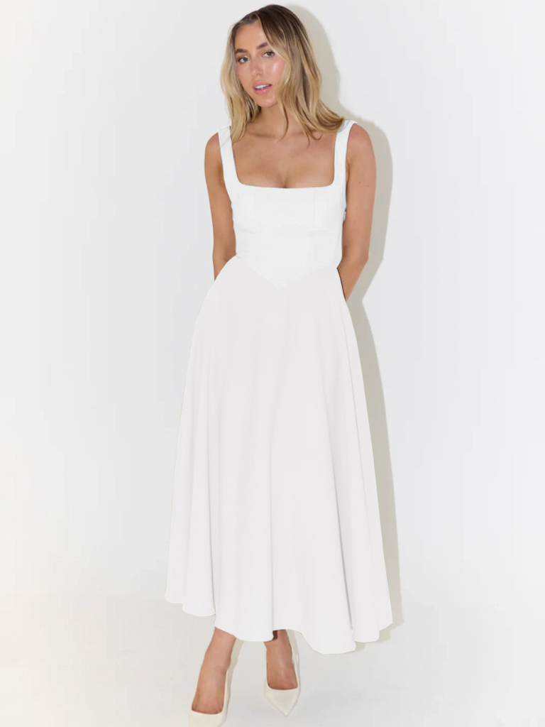 Valeria – Graziöse Midi Kleid