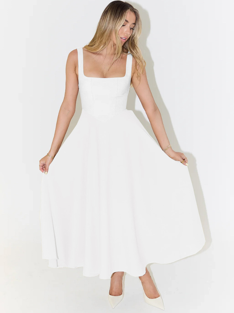 Valeria – Graziöse Midi Kleid