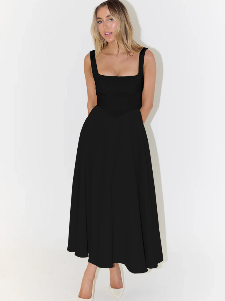 Valeria – Graziöse Midi Kleid