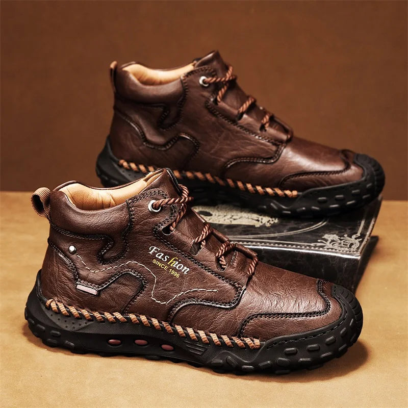 ThermoOrtho™ - Orthopädische Herrenschuhe aus Lede
