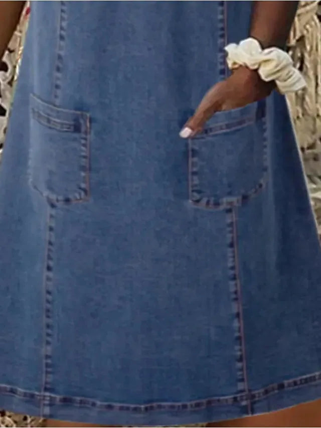 Zandra® | Weiches Denim Kleid