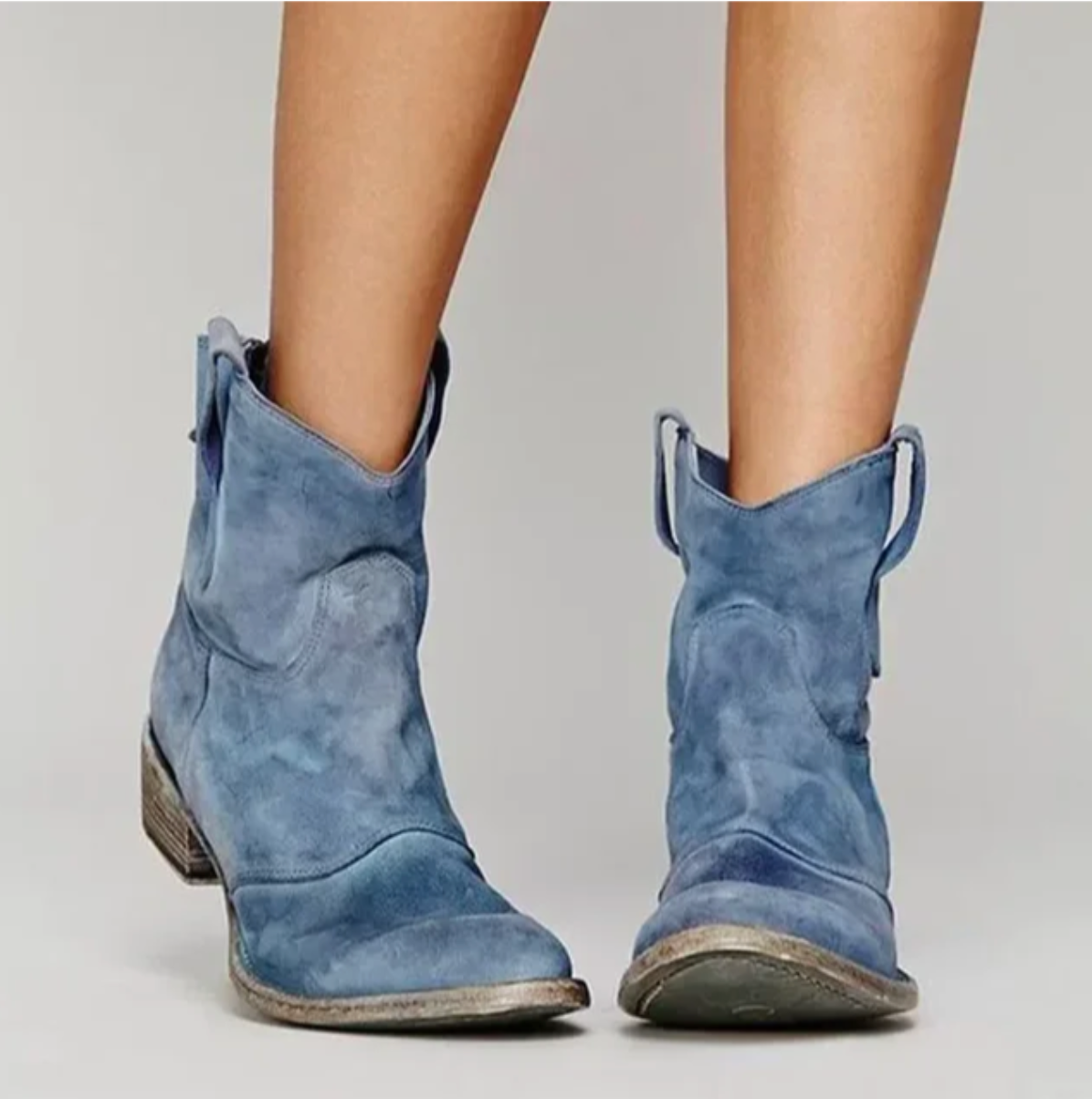 Ella | Wildleder Westernstiefel