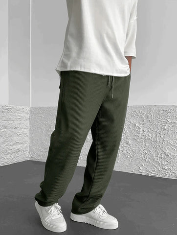 Liam™ I Ribbed Relaxed Hosen