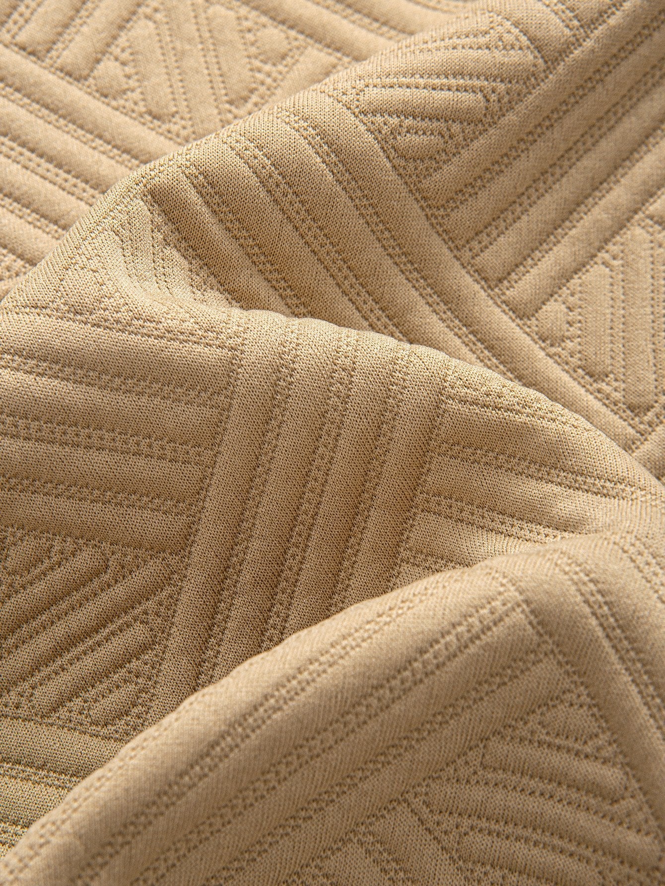 Gestreiftes Jacquard-Hemd mit Knopfdetails