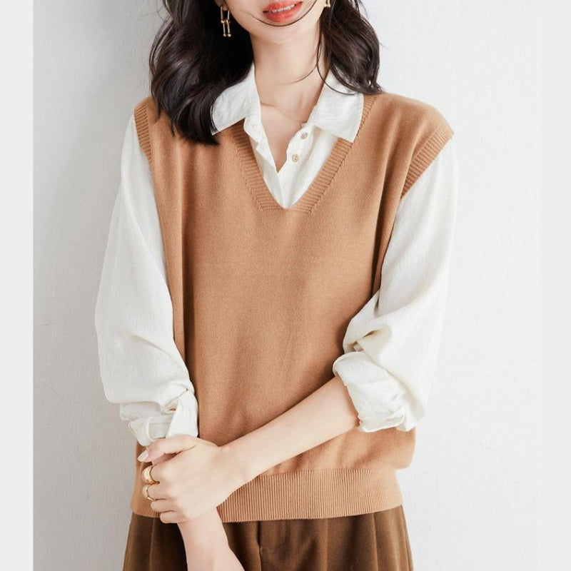 Maud™ I Strickjacke mit V-Ausschnitt