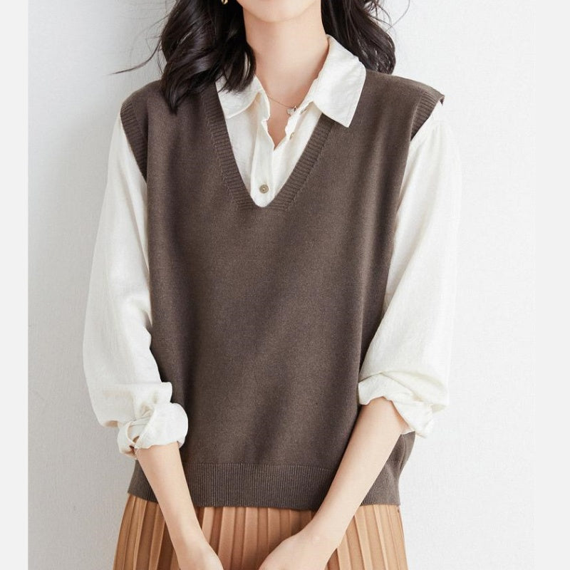 Maud™ I Strickjacke mit V-Ausschnitt
