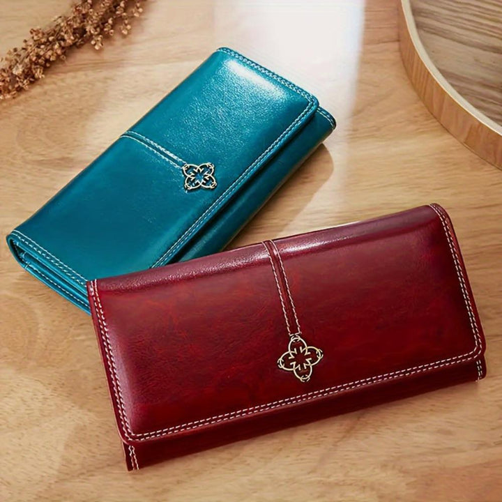 Nicole | Leather Long Wallet