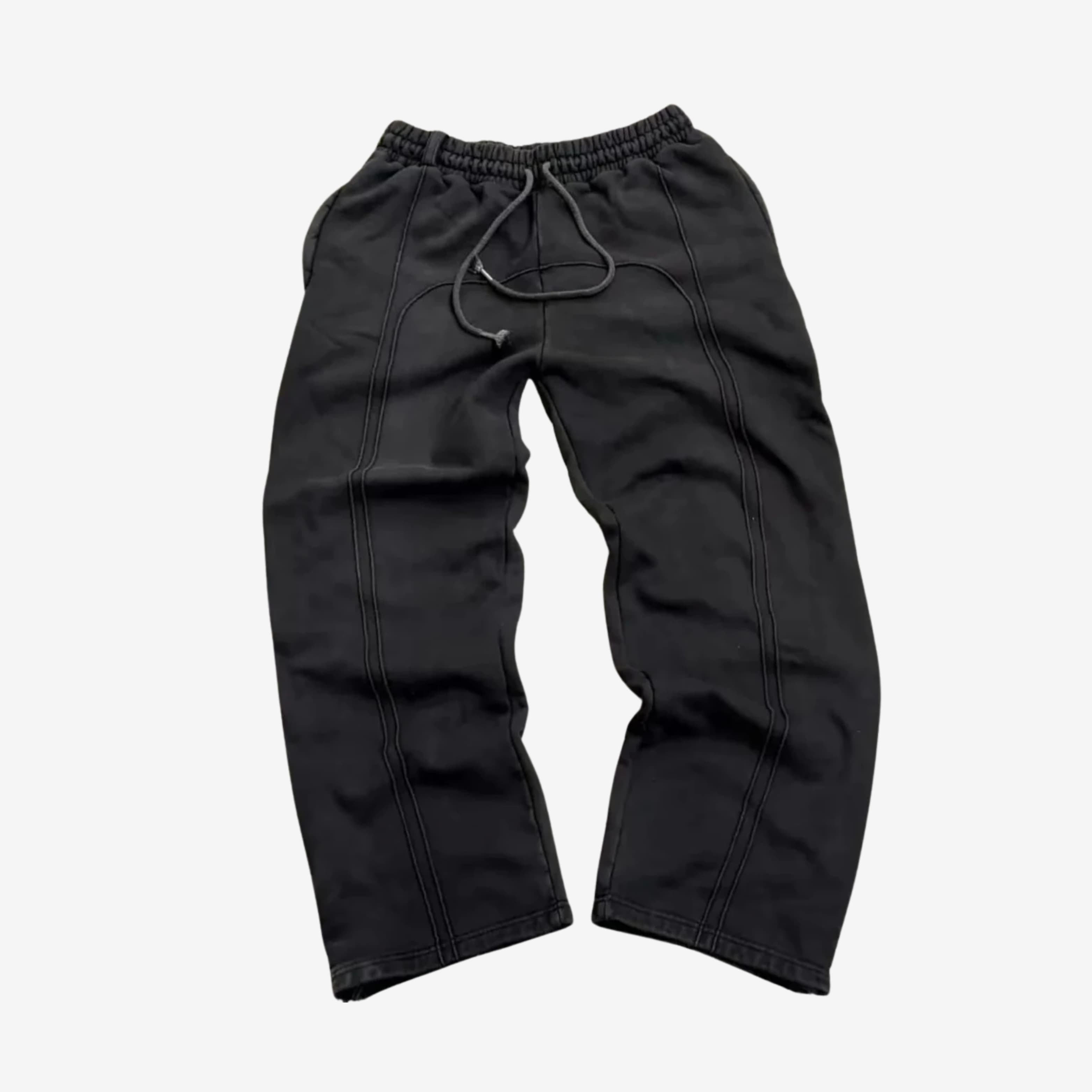Nils | Vintage-Inspired Oversized Sweatpants with Splicing Detail
