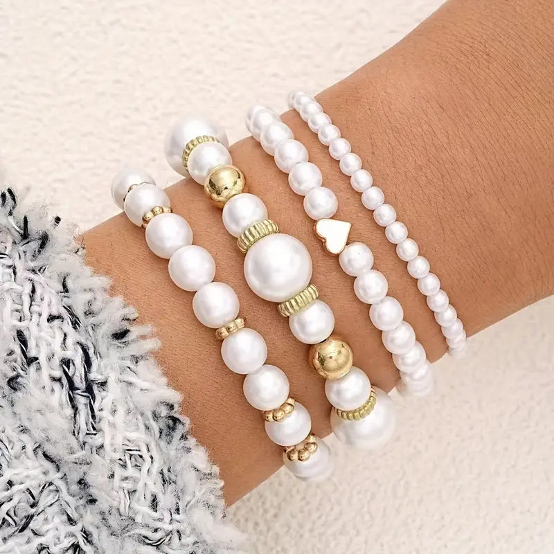 Romy™ I Goldene Perle – 4 Stk.