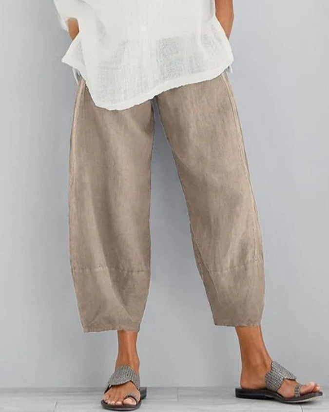 Fiora | Relaxed Barrel Pants