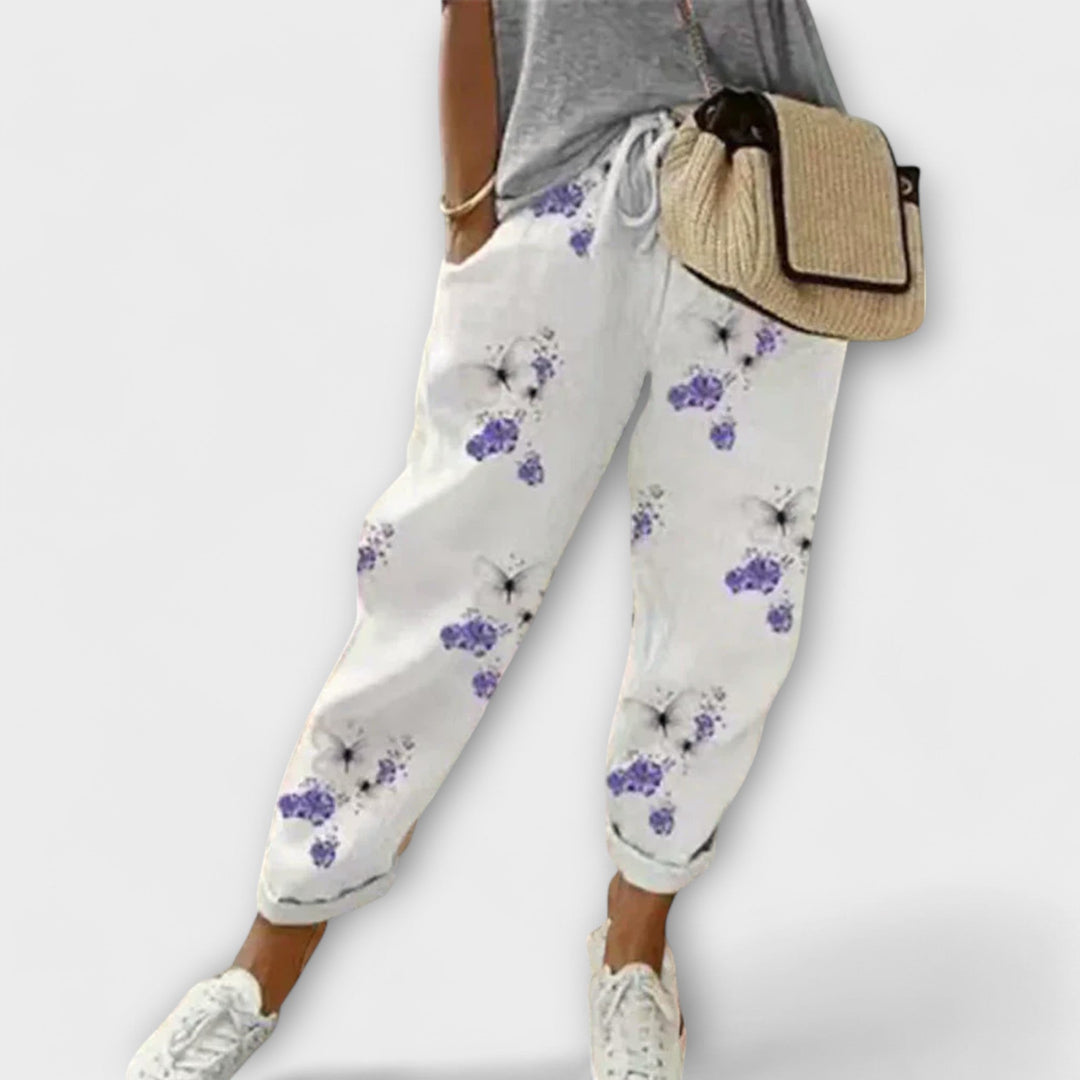 Wrenley | Relaxed Printed Pants
