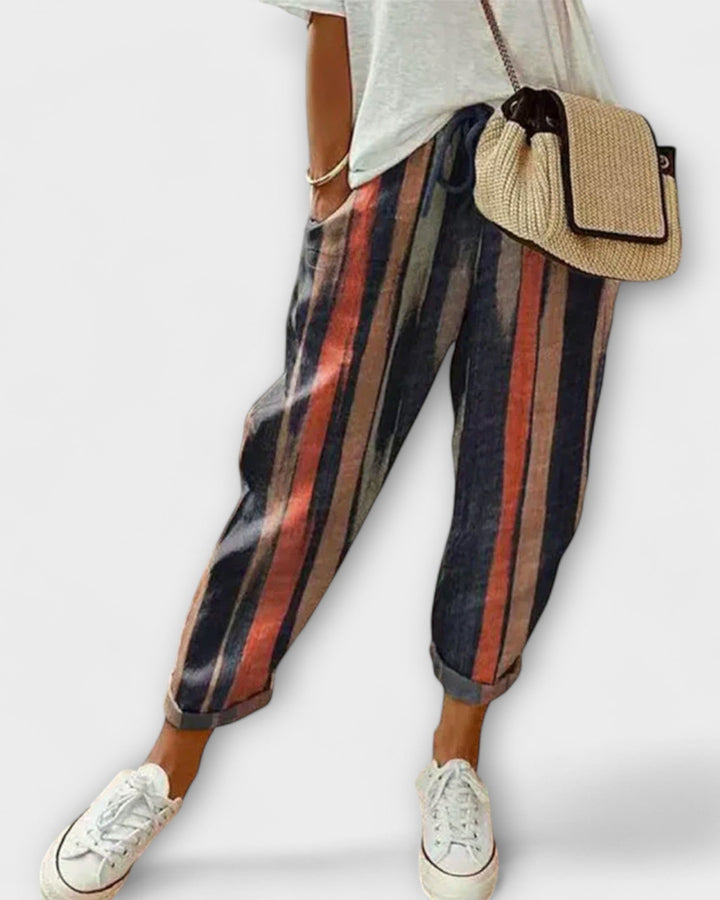 Wrenley | Relaxed Printed Pants