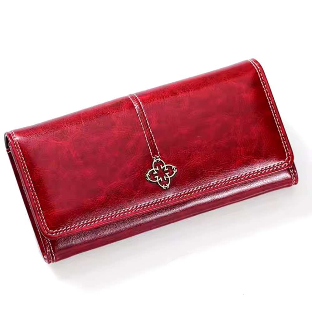 Nicole | Leather Long Wallet