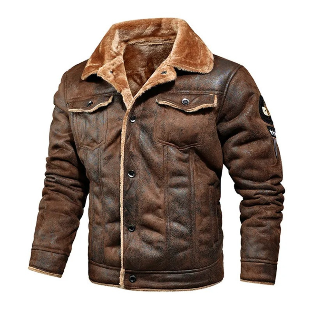 Jonathan™ | Warme Lederjacke
