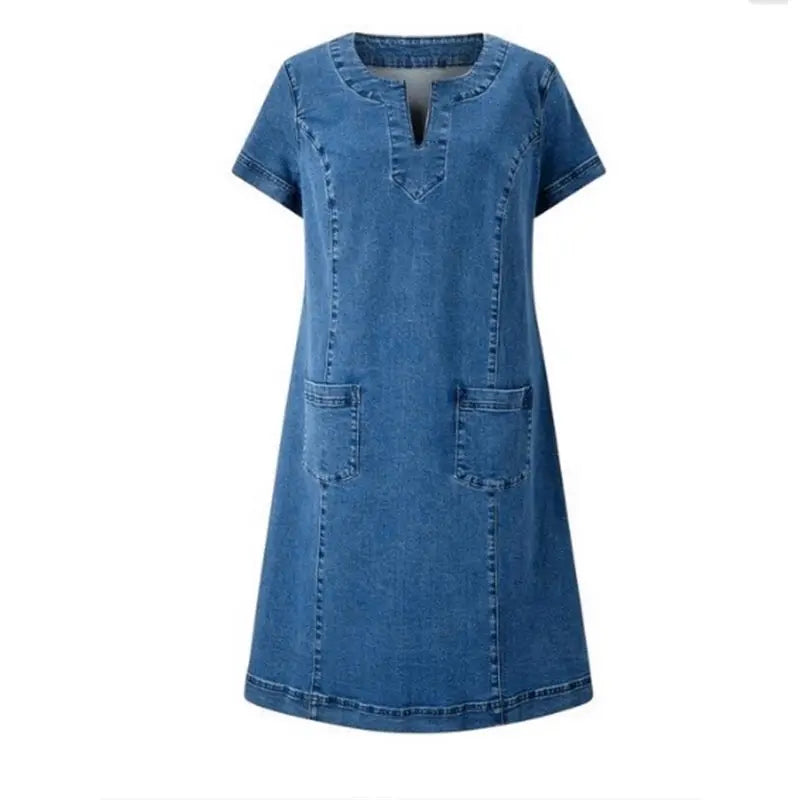Zandra® | Weiches Denim Kleid