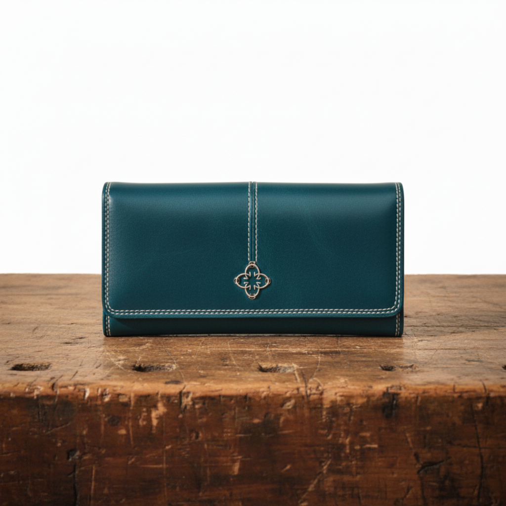 Freja | Vintage Leather Long Wallet