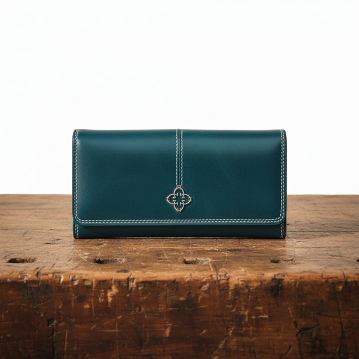 Freja | Vintage Leather Long Wallet