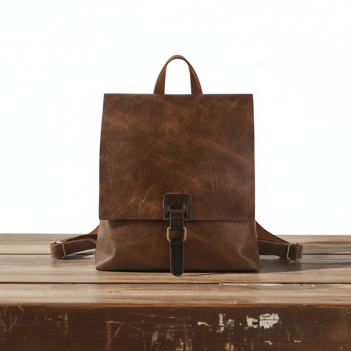 Freja | Vintage Leather Backpack