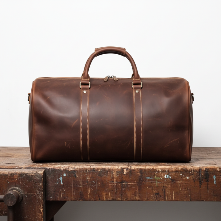 Magnus | Vintage Leather Travel Duffel