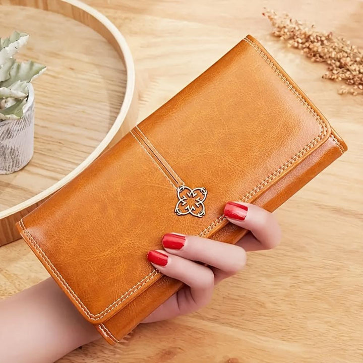 Nicole | Leather Long Wallet