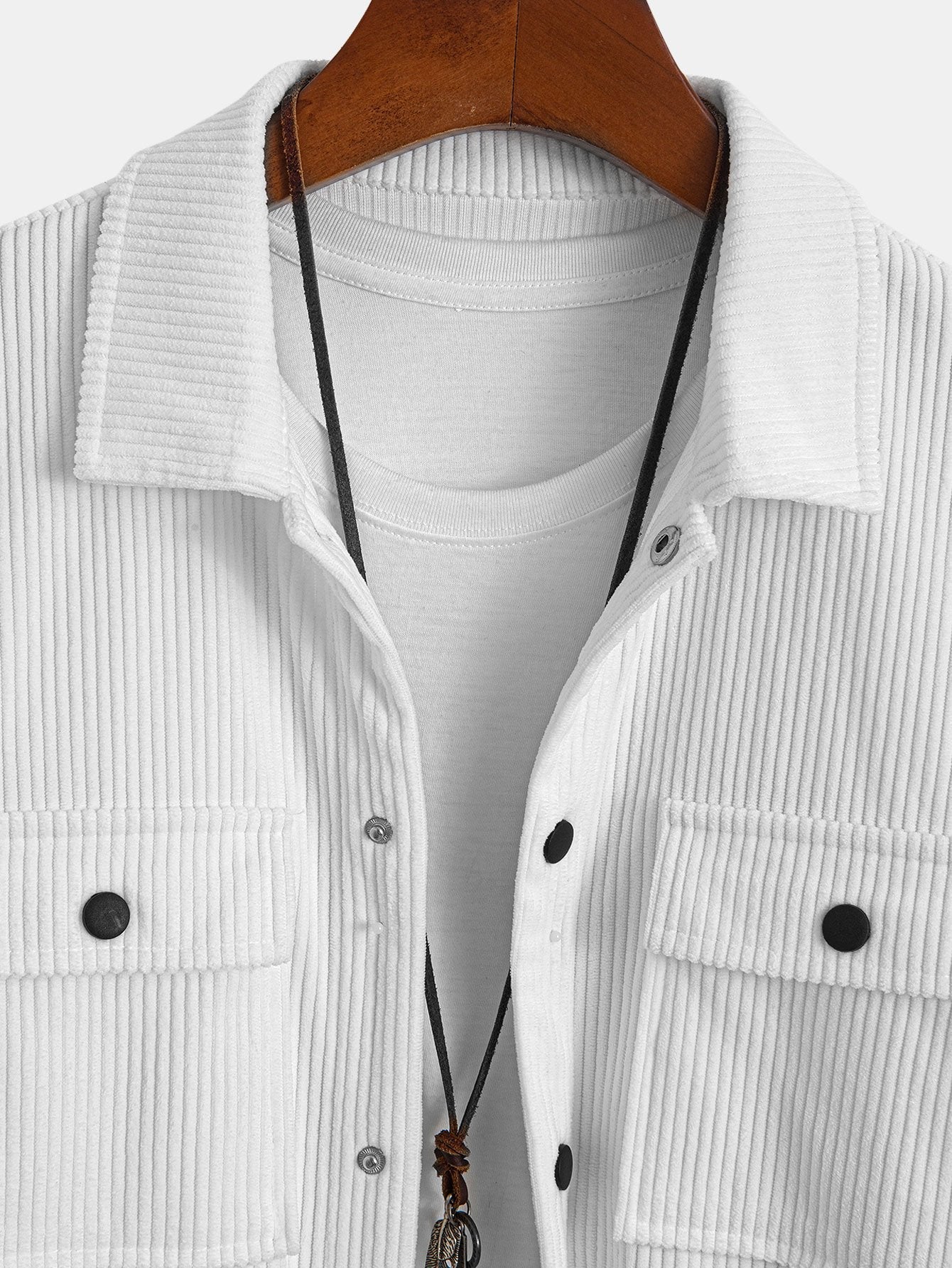 Baumwoll-Overshirt mit praktischen Taschen