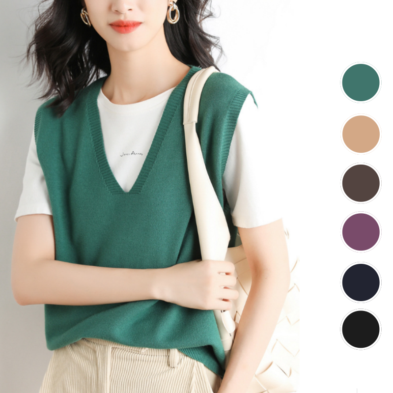 Maud™ I Strickjacke mit V-Ausschnitt